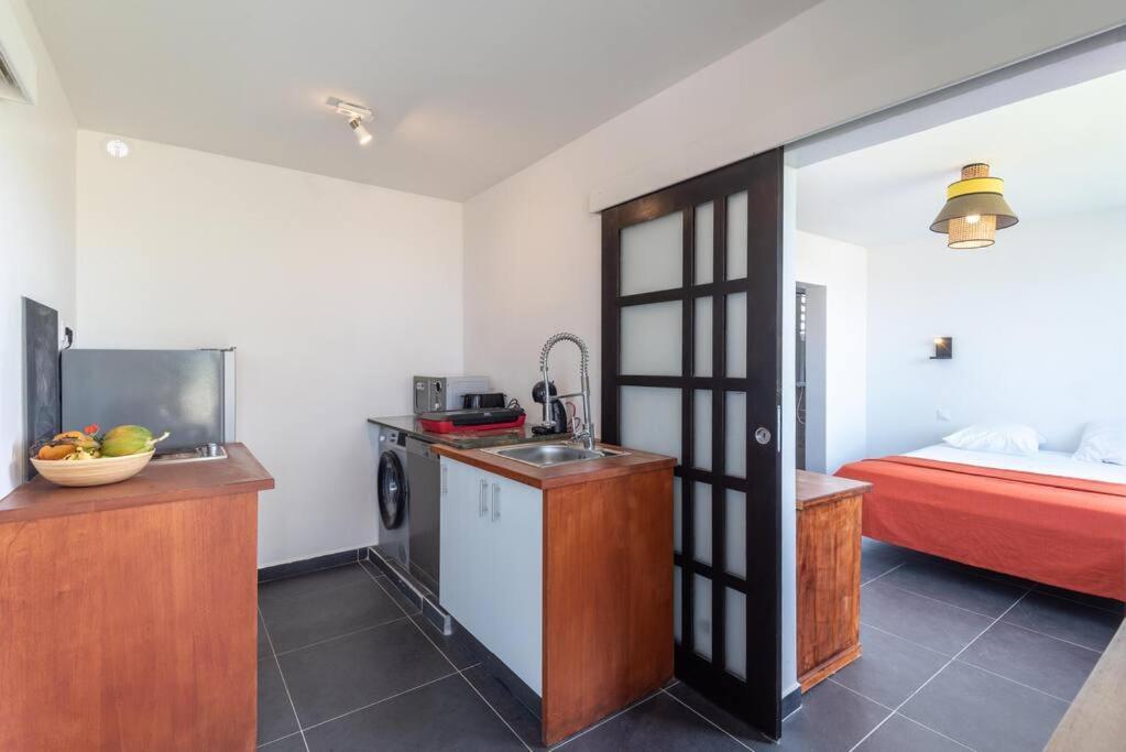 T3 Lumineux Avec Vue Exceptionnelle Et Piscine Oasis De Nature Et Serenite Petit-Canal ภายนอก รูปภาพ