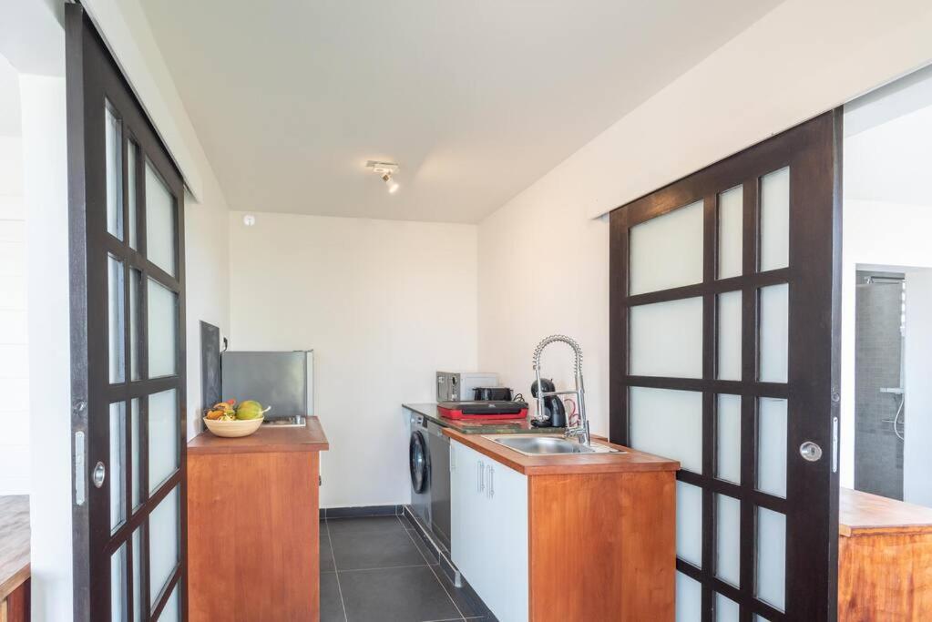 T3 Lumineux Avec Vue Exceptionnelle Et Piscine Oasis De Nature Et Serenite Petit-Canal ภายนอก รูปภาพ